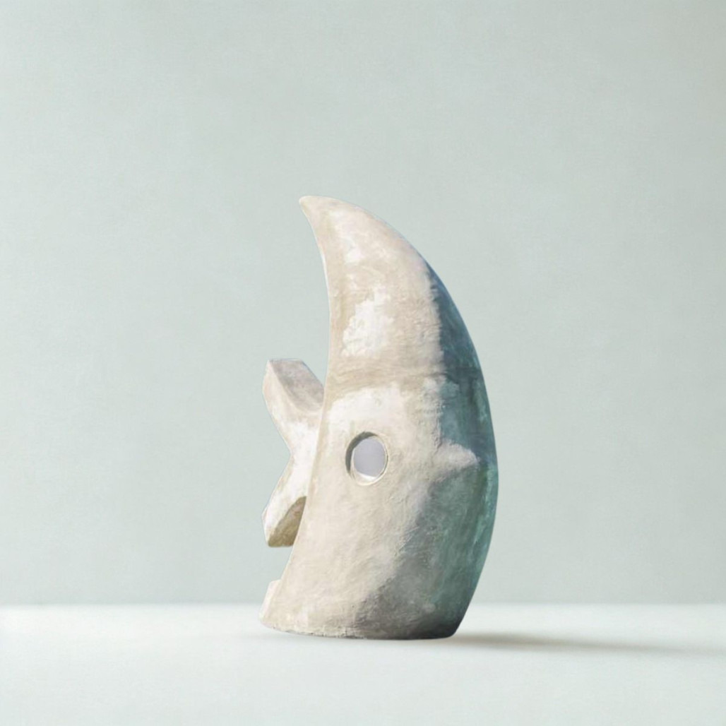 Sculpture poisson gris 100 cm | Décoration design intérieure Sculpture poisson gris 100 cm | Décoration design intérieure