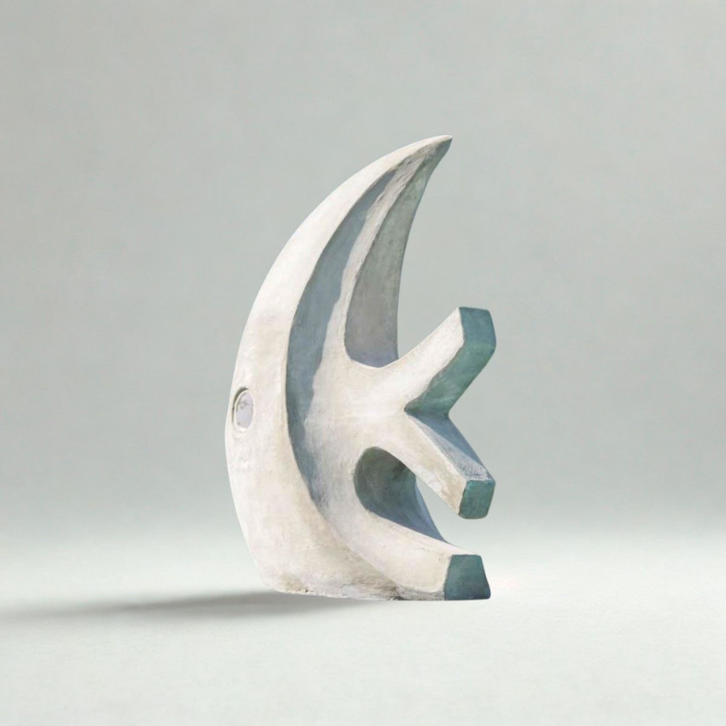 Sculpture poisson gris 100 cm | Décoration design intérieure Sculpture poisson gris 100 cm | Décoration design intérieure