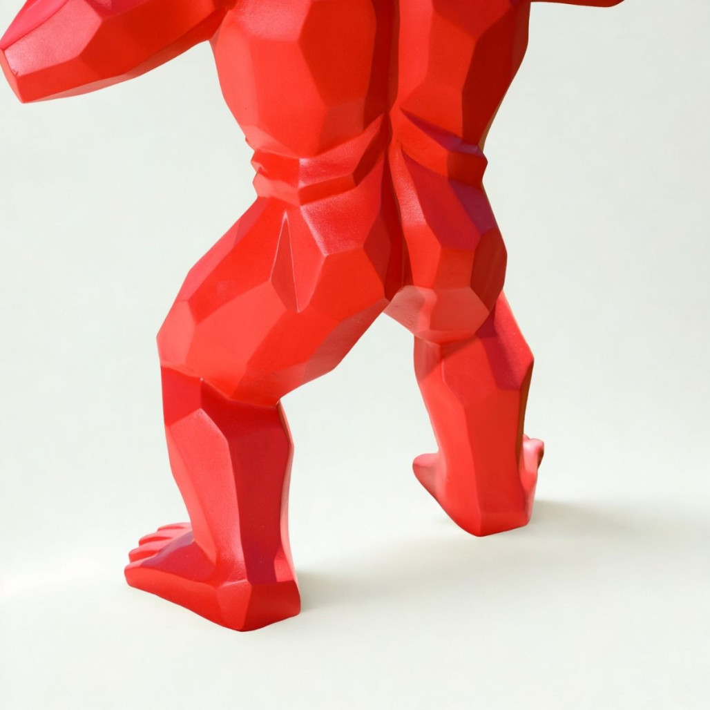 Statue gorille géométrique | Décoration design intérieure Statue gorille géométrique | Décoration design intérieure