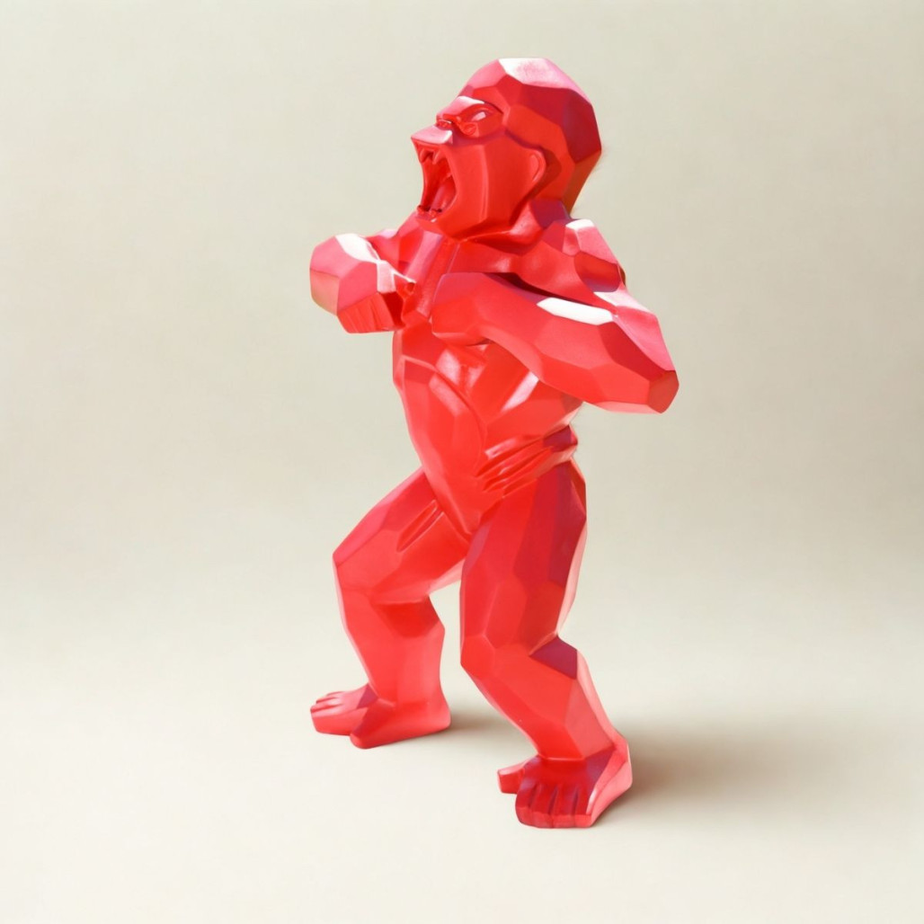 Statue gorille géométrique | Décoration design intérieure Statue gorille géométrique | Décoration design intérieure