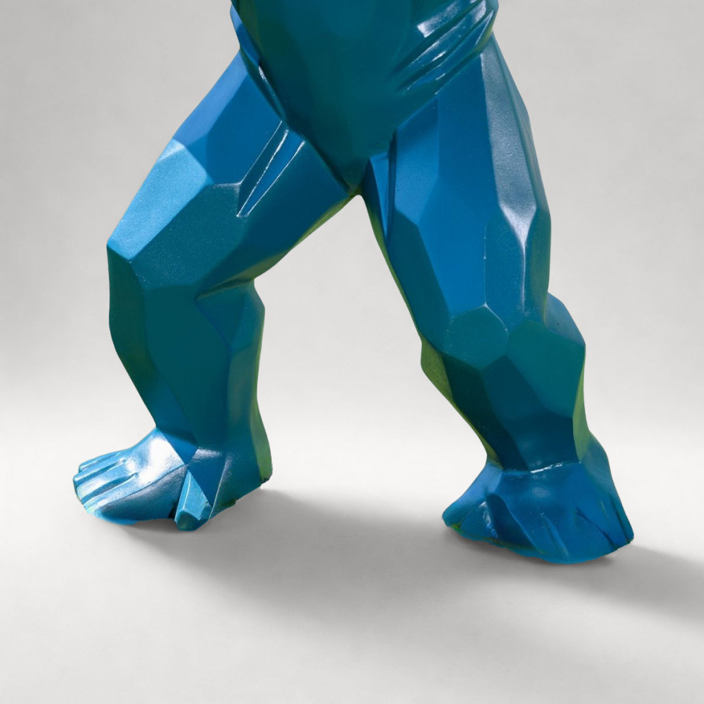 Statue gorille origami | Décoration design intérieure Statue gorille origami | Décoration design intérieure