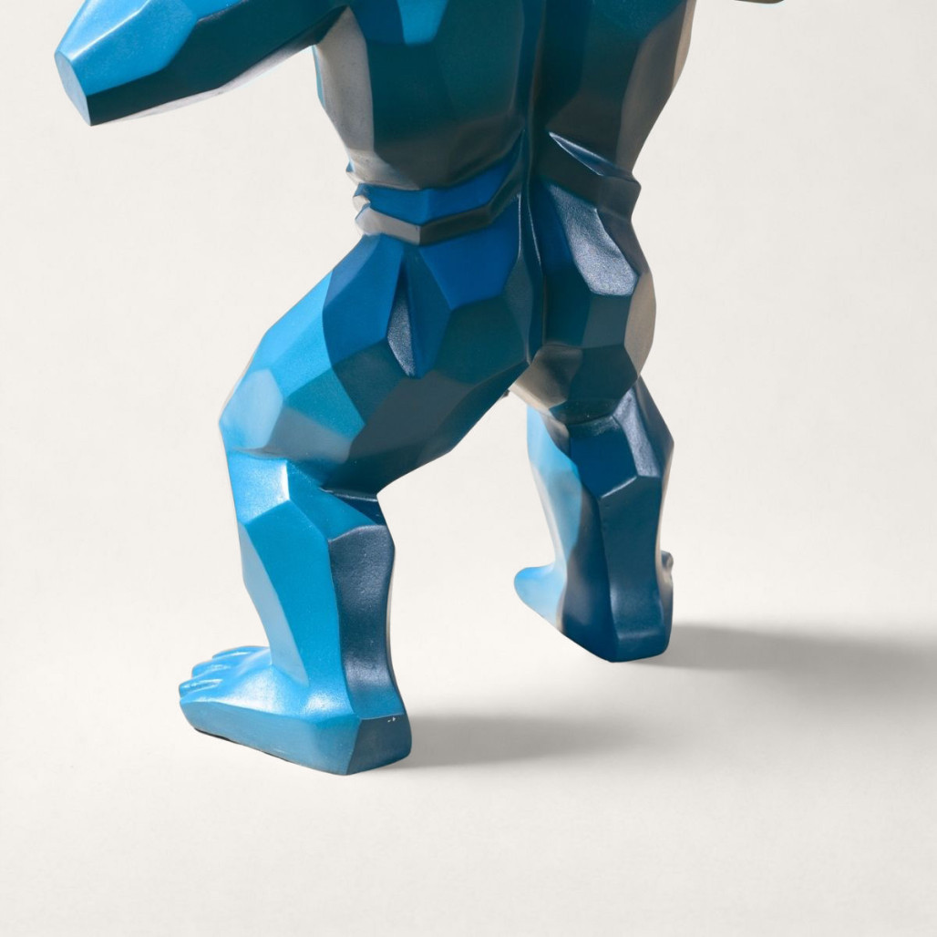 Statue gorille origami | Décoration design intérieure Statue gorille origami | Décoration design intérieure