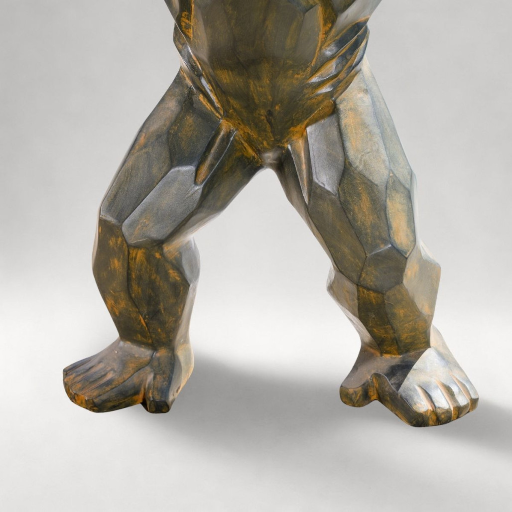 Statue gorille géométrique | Décoration design intérieure Statue gorille géométrique | Décoration design intérieure