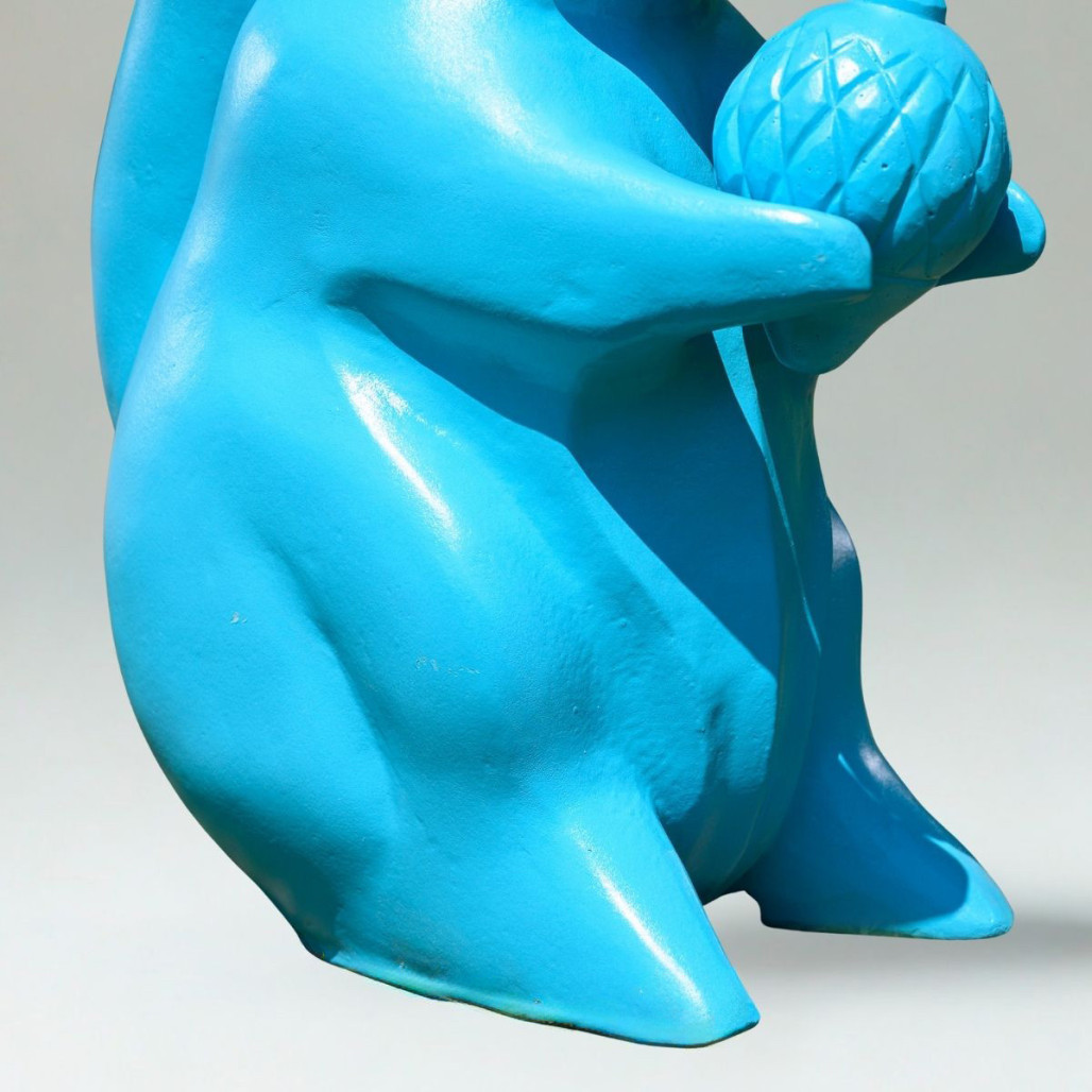 Statue écureuil 64 cm | Décoration intérieure naturelle Statue écureuil 64 cm | Décoration intérieure naturelle