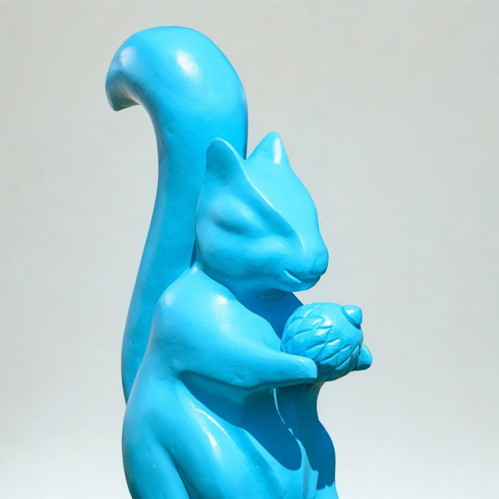 Statue écureuil 64 cm | Décoration intérieure naturelle Statue écureuil 64 cm | Décoration intérieure naturelle