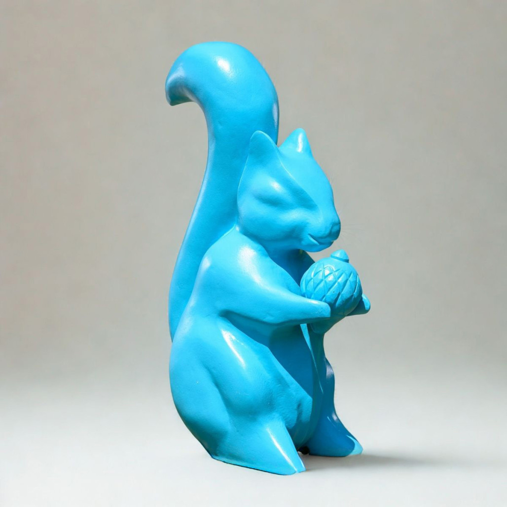 Statue écureuil 64 cm | Décoration intérieure naturelle Statue écureuil 64 cm | Décoration intérieure naturelle