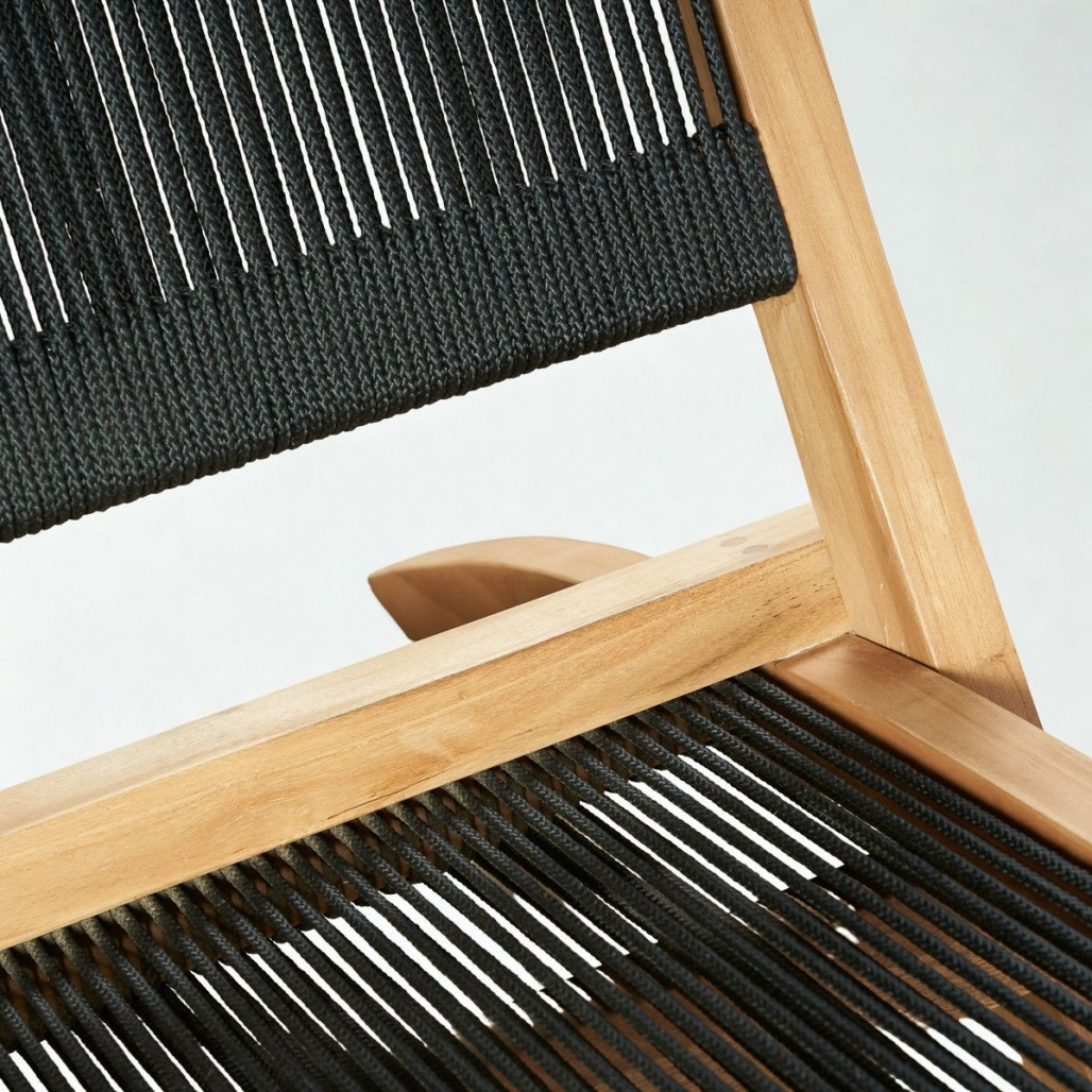 Fauteuil Jala en teck et corde | Style méditerranéen Fauteuil Jala en teck et corde | Style méditerranéen
