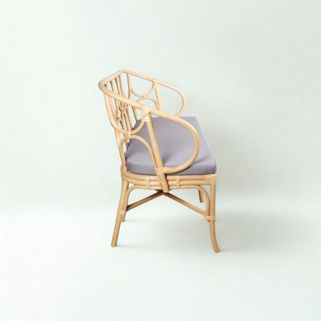 Banc en rotin pour l'intérieur Ilan Banc en rotin pour l'intérieur Ilan