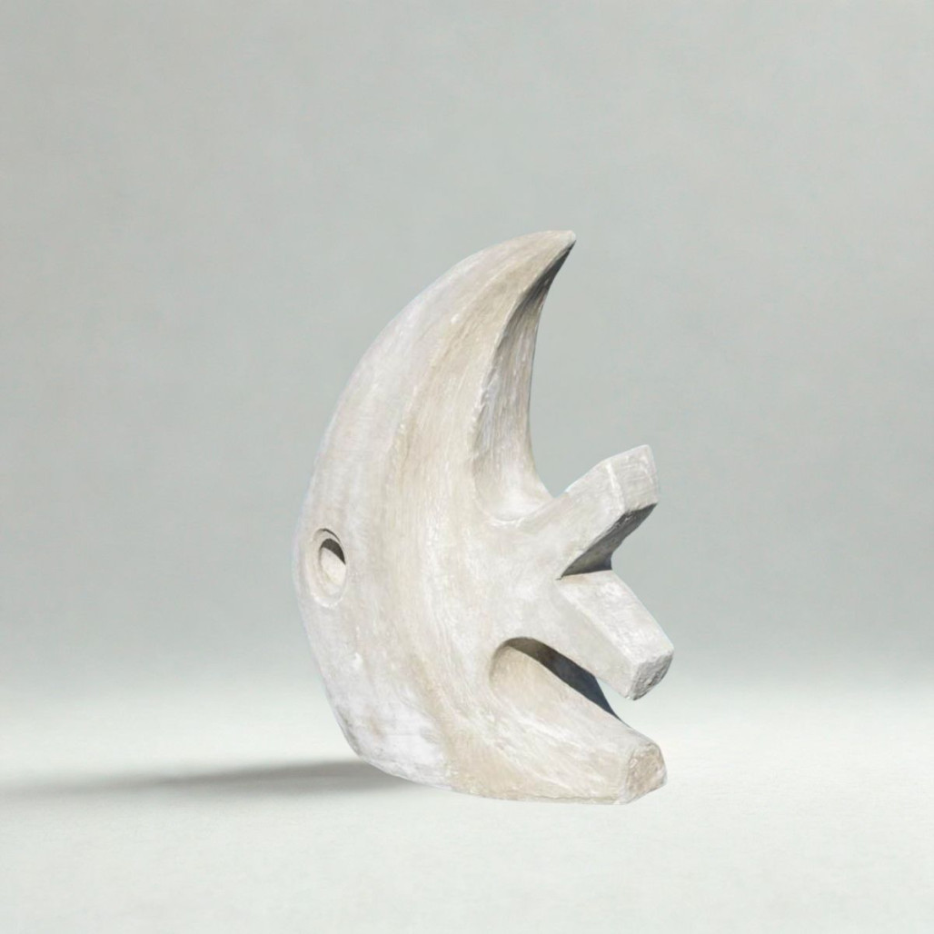 Sculpture poisson gris 78 cm | Décoration design intérieure Sculpture poisson gris 78 cm | Décoration design intérieure