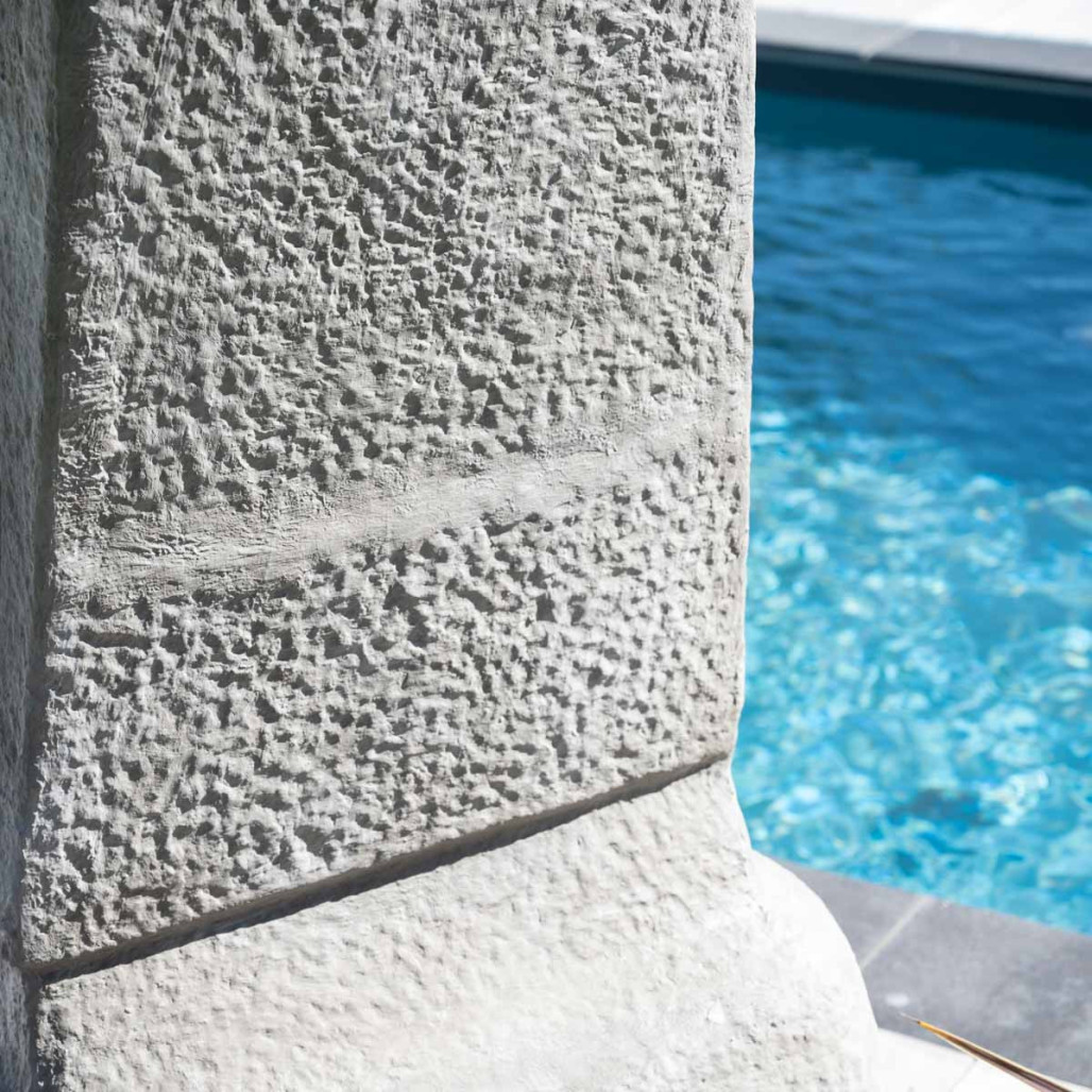 Statue de jardin moai géant de l'île de pâques en fibrociment 2m