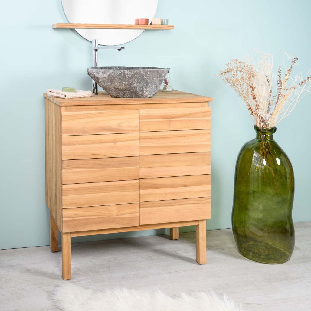 Meuble en teck 80 cm - Salle de bain - Wanda collection