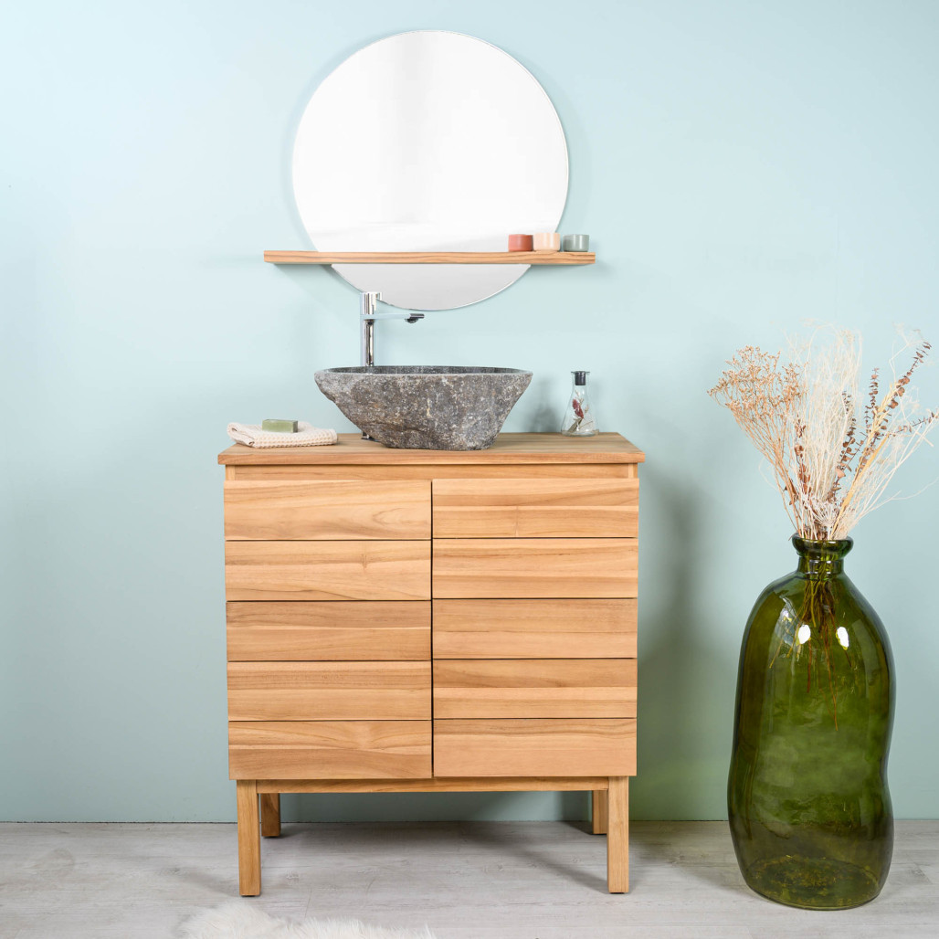 Meuble en teck 80 cm - Salle de bain - Wanda collection