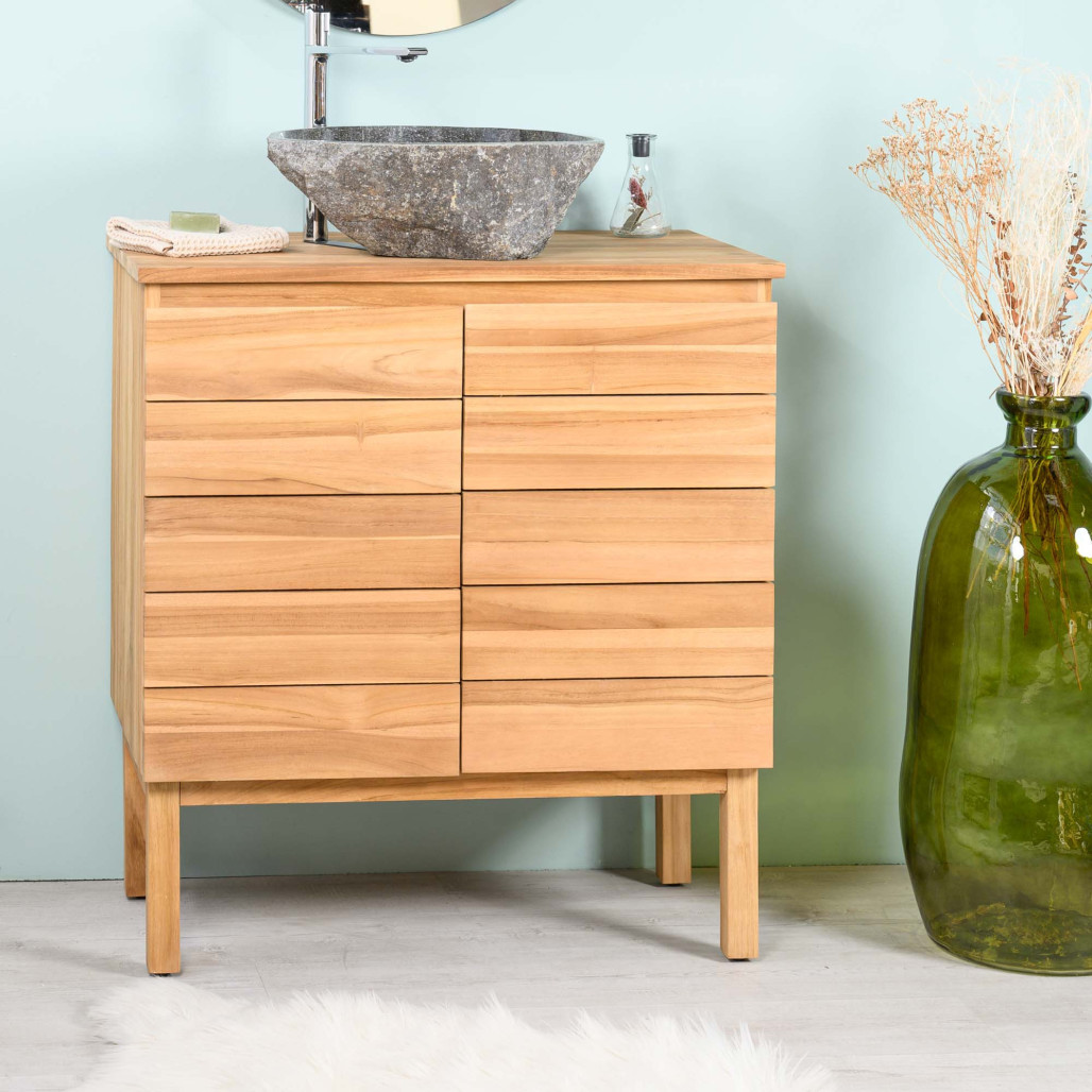 Meuble en teck 80 cm - Salle de bain - Wanda collection