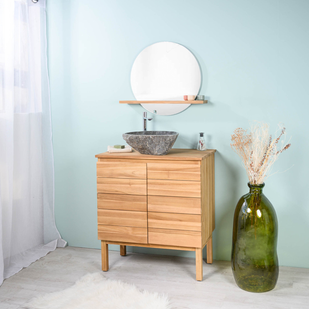 Meuble en teck 80 cm - Salle de bain - Wanda collection