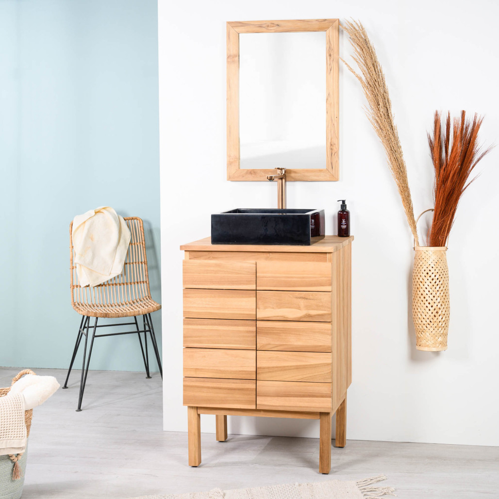 Meuble en teck 60 cm - Salle de bain - Wanda collection