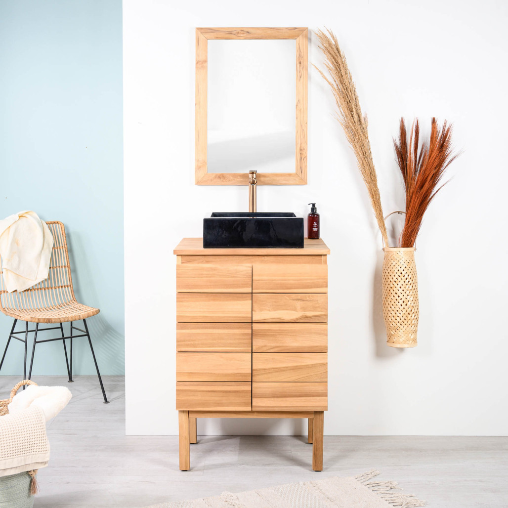 Meuble en teck 60 cm - Salle de bain - Wanda collection