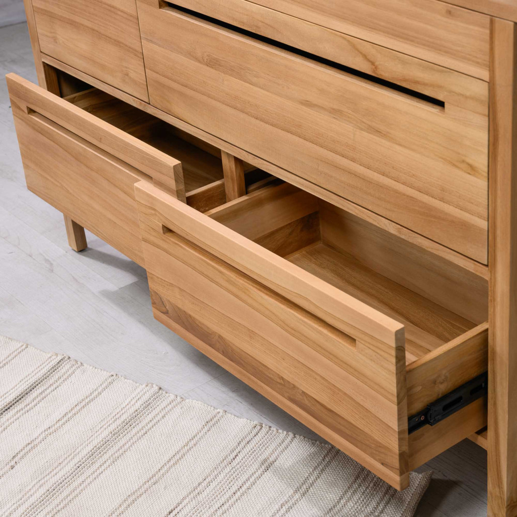 Meuble de salle de bain en teck 140 cm - Wanda collection