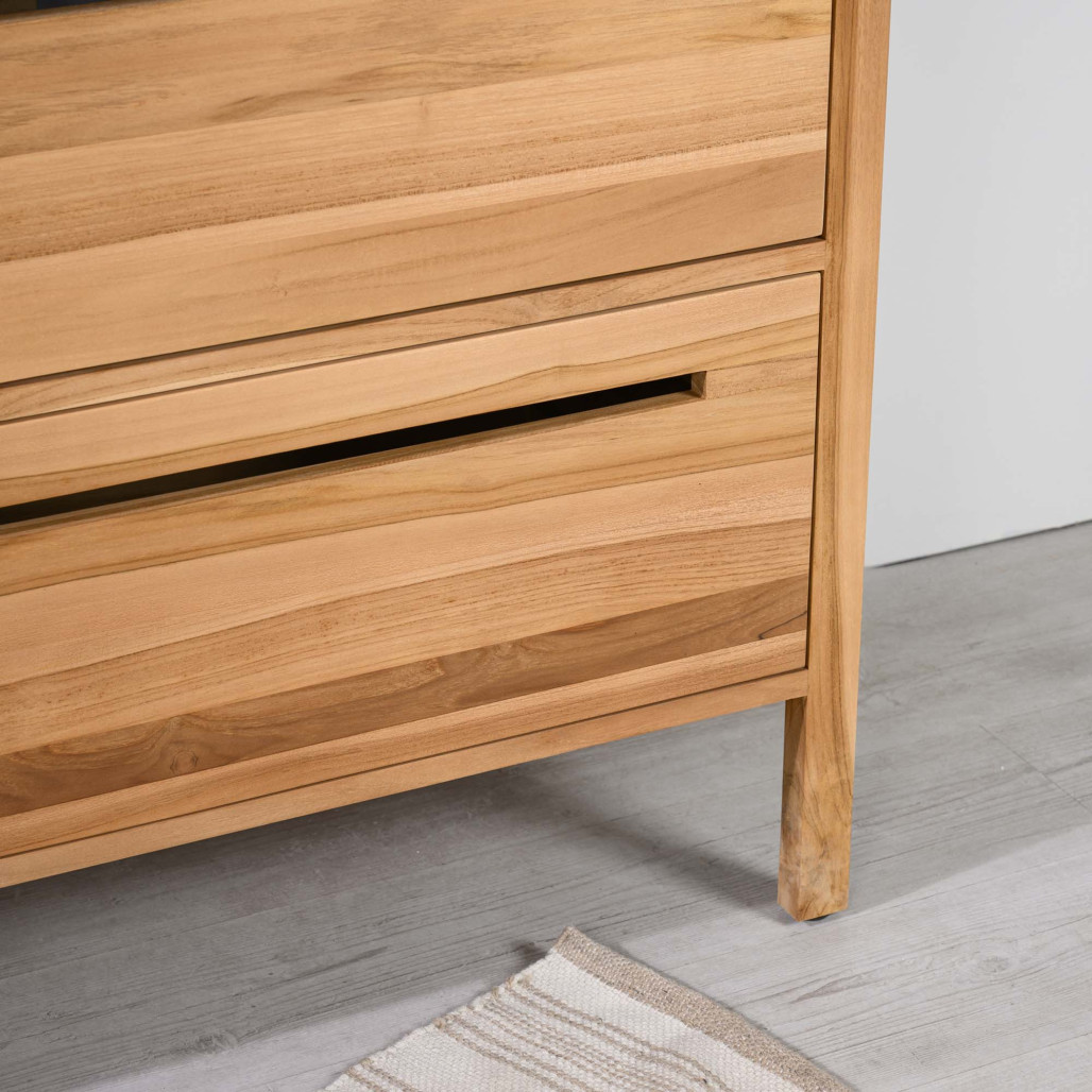 Meuble de salle de bain en teck 140 cm - Wanda collection