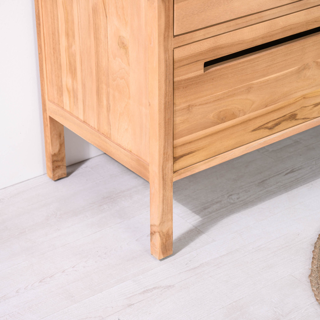 Meuble salle de bain en teck 120 cm - Wanda collection