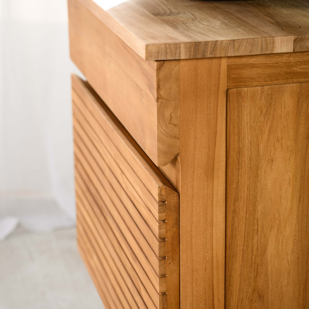 Meuble suspendu en teck 60 cm - Salle de bain - Wanda collection