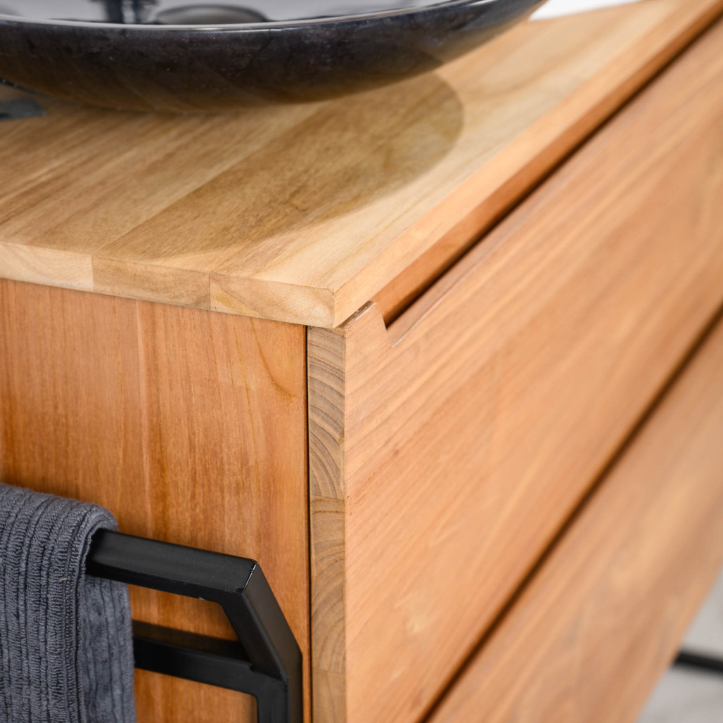 Meuble en teck Vila 120cm - Salle de bain - Wanda collection