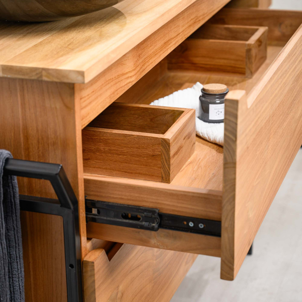 Meuble en teck Vila 120cm - Salle de bain - Wanda collection