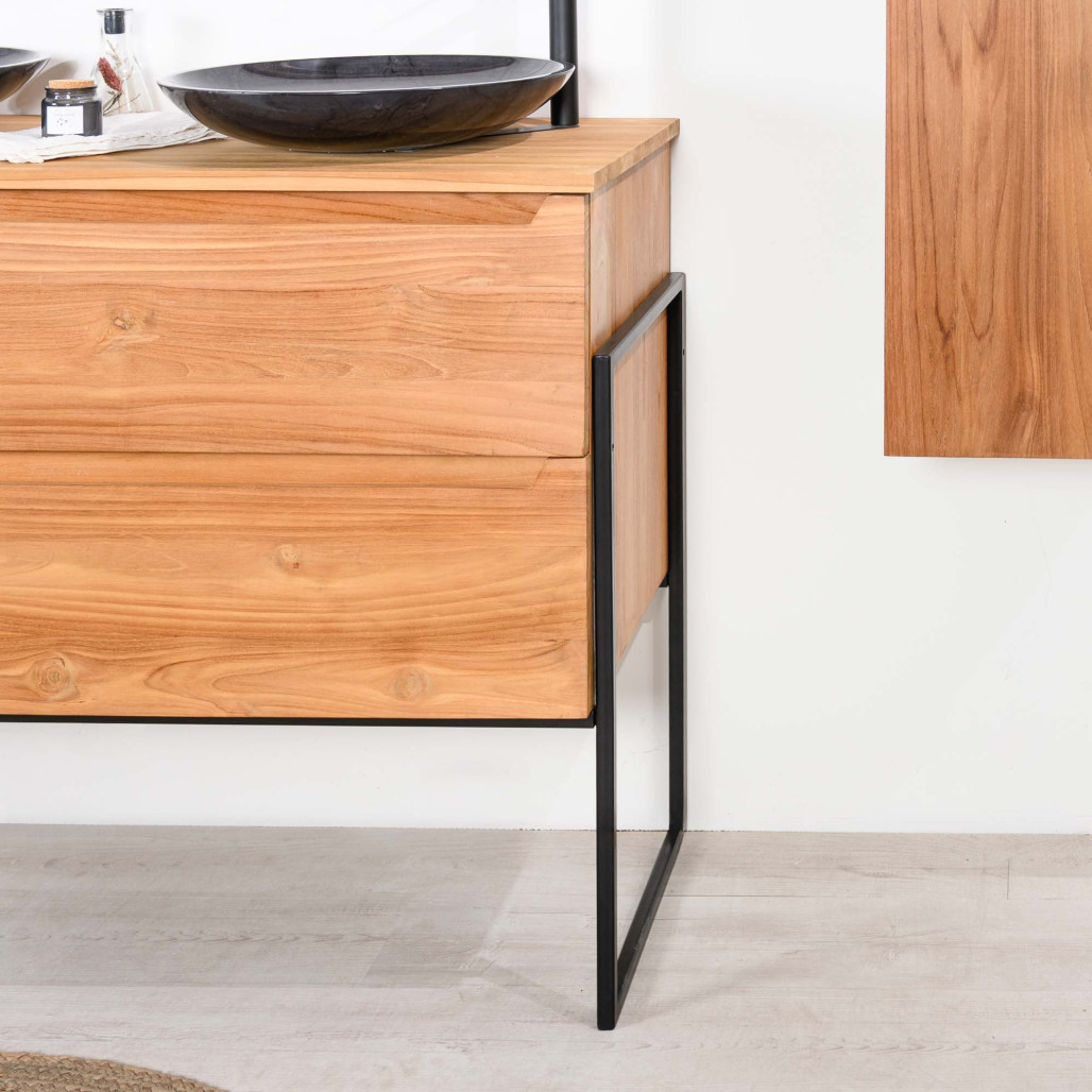 Meuble en teck Vila 120cm - Salle de bain - Wanda collection