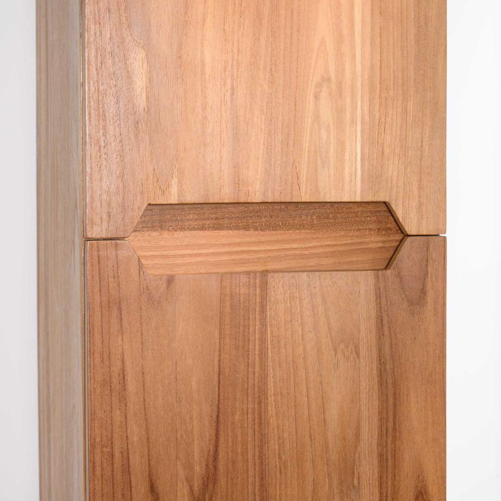 Colonne suspendue de Salle de bain en Teck Vila - Wanda Collection