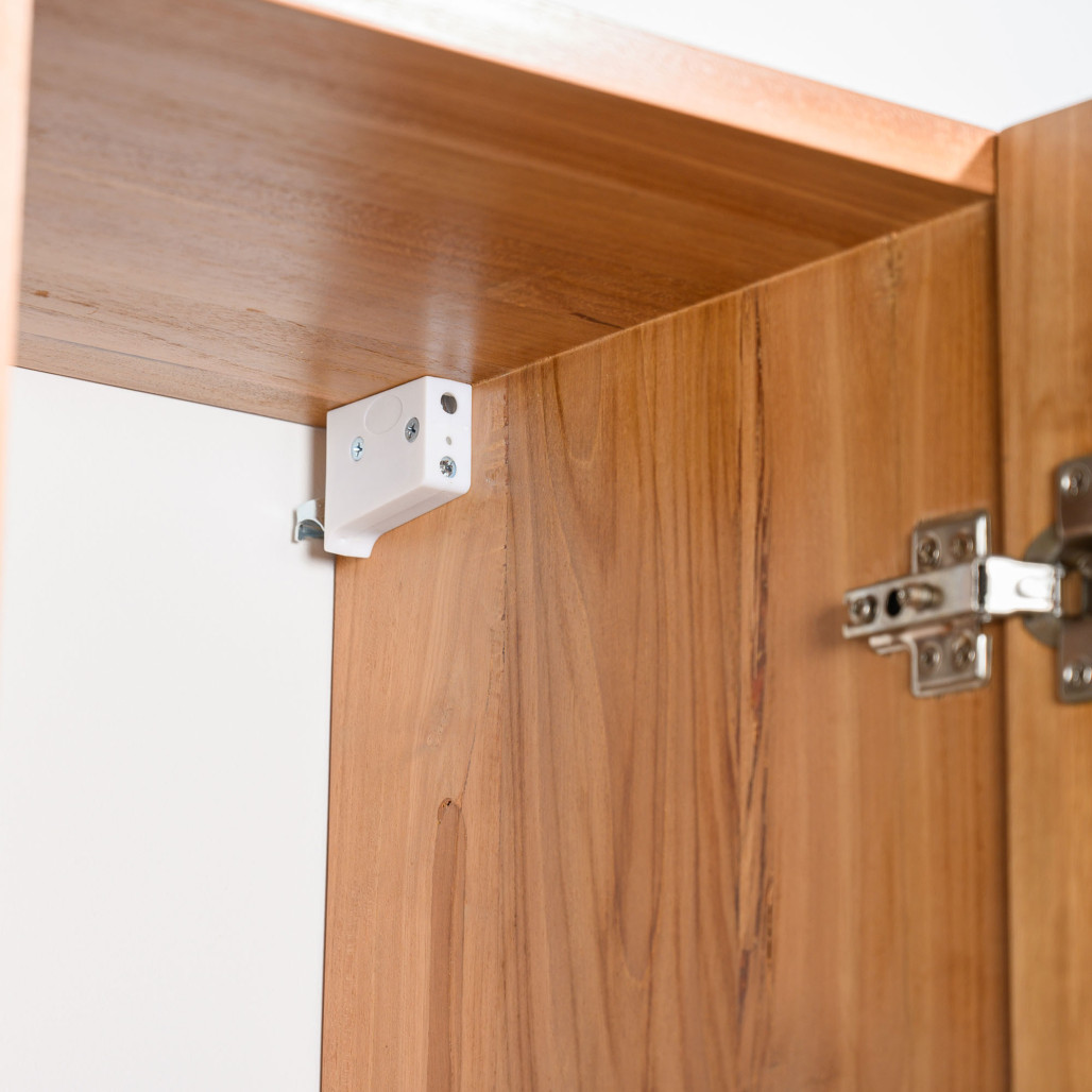 Colonne suspendue de Salle de bain en Teck Vila - Wanda Collection