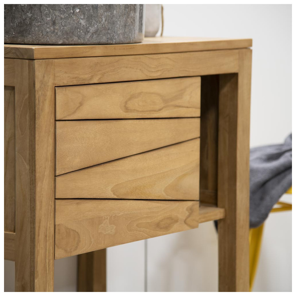 Meuble de salle de bain en teck cosy 67cm