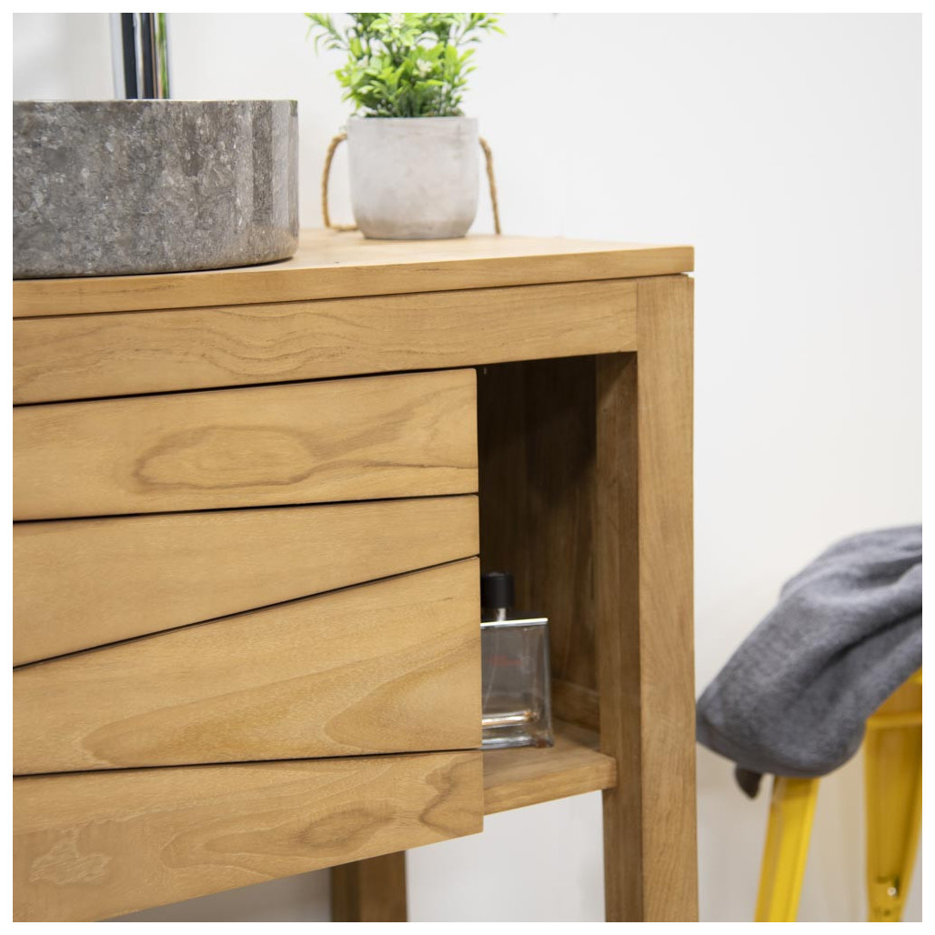 Meuble de salle de bain en teck cosy 67cm