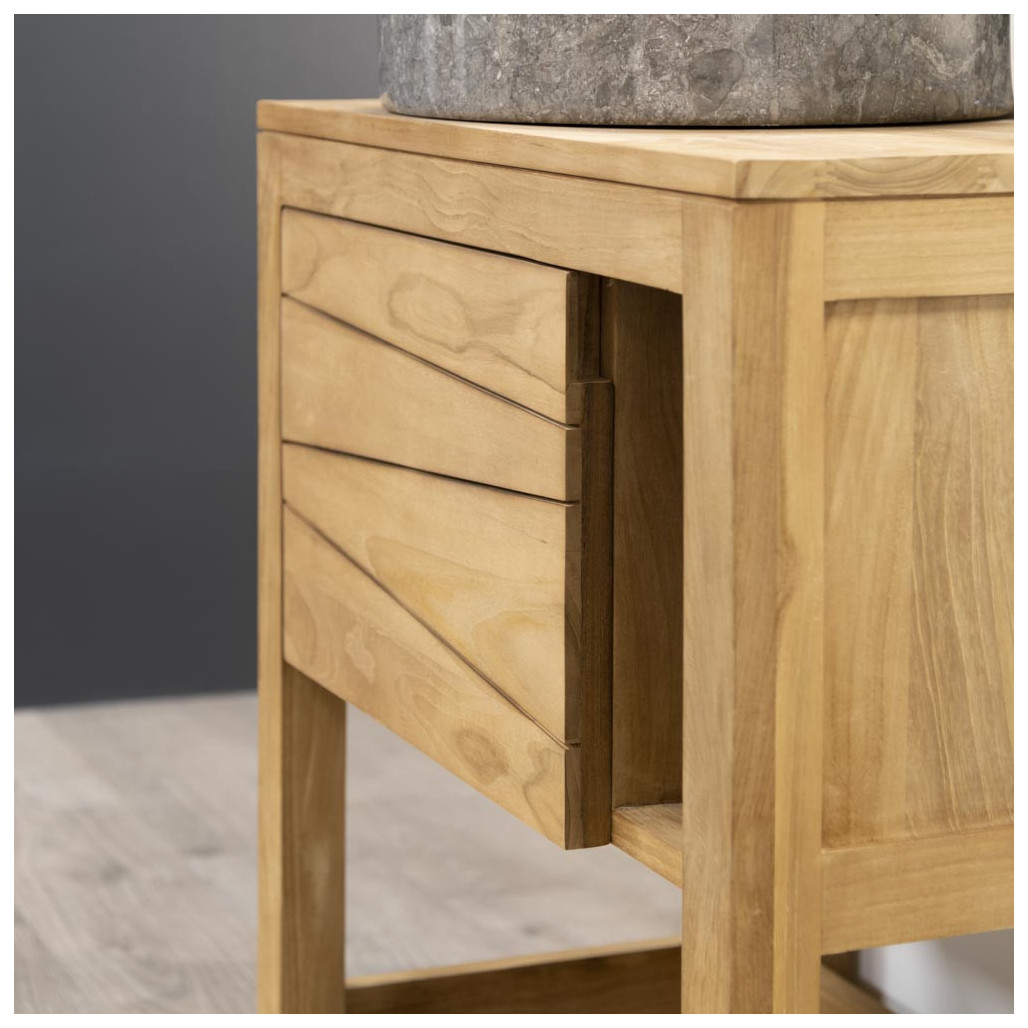Meuble de salle de bain en teck cosy 67cm