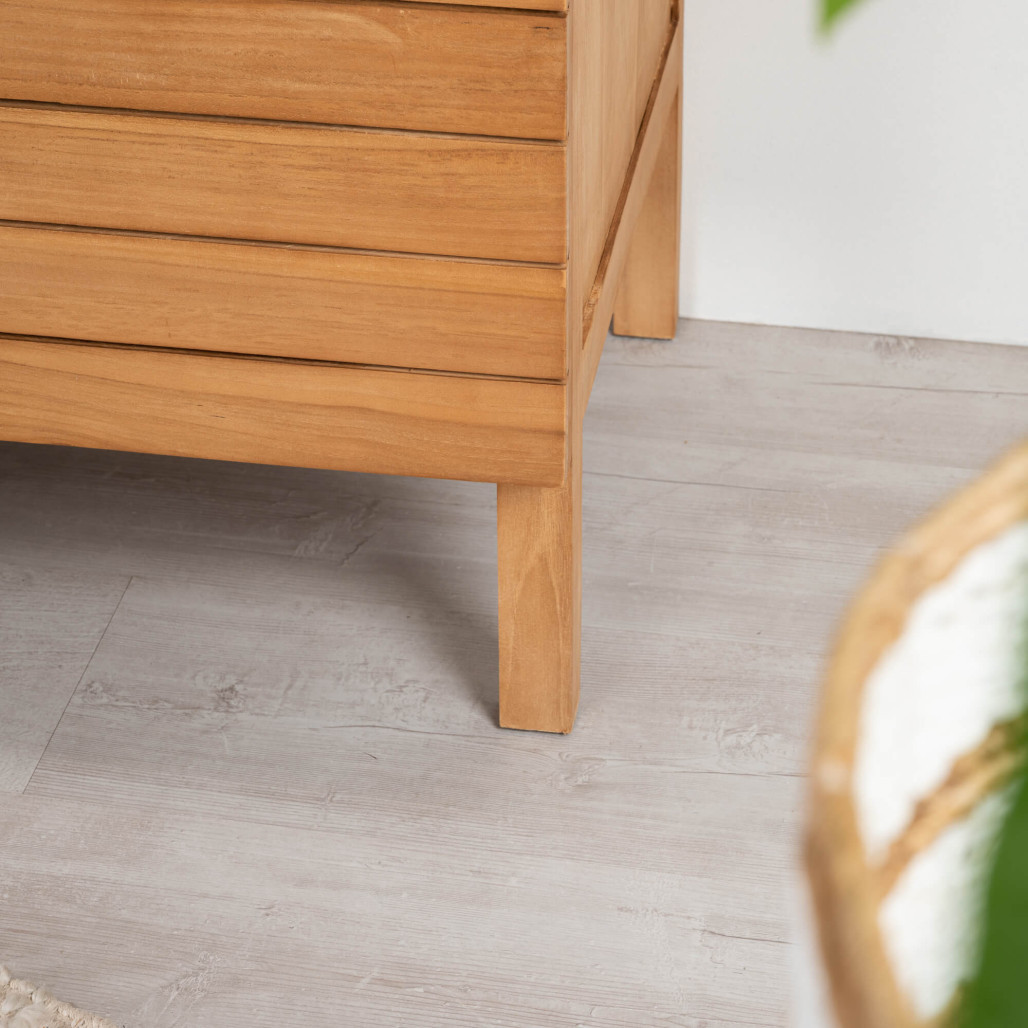 Meuble sous vasque en teck Toni 120 cm - Wanda collection Meuble sous vasque en teck Toni 120 cm - Wanda collection