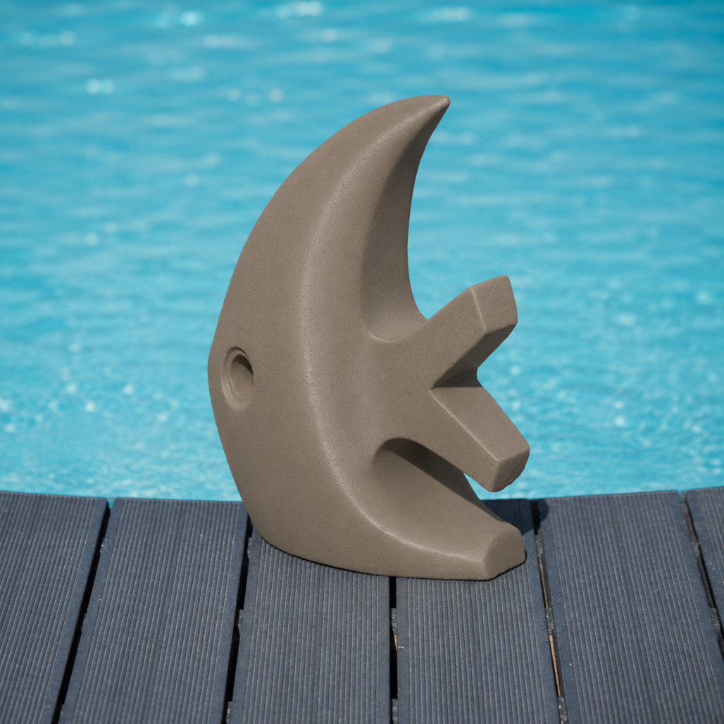Sculpture moderne jardin poisson petit modèle gris 50 cm Sculpture moderne jardin poisson petit modèle gris 50 cm