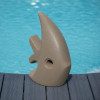Sculpture moderne jardin poisson petit modèle gris 50 cm