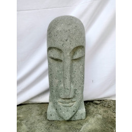Easter island volcanic rock moai statue 60 cm