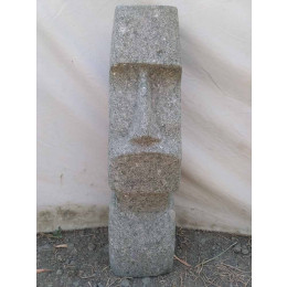Estatua de piedra volcánica Isla de Pascua moái 60 cm