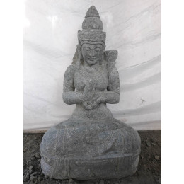 Zen goddess dewi garden statue chakra pose 80 cm