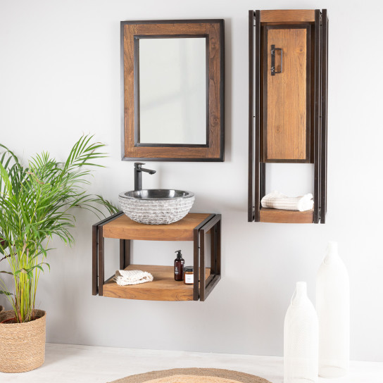 Elegance wall-mounted bathroom unit 60 cm