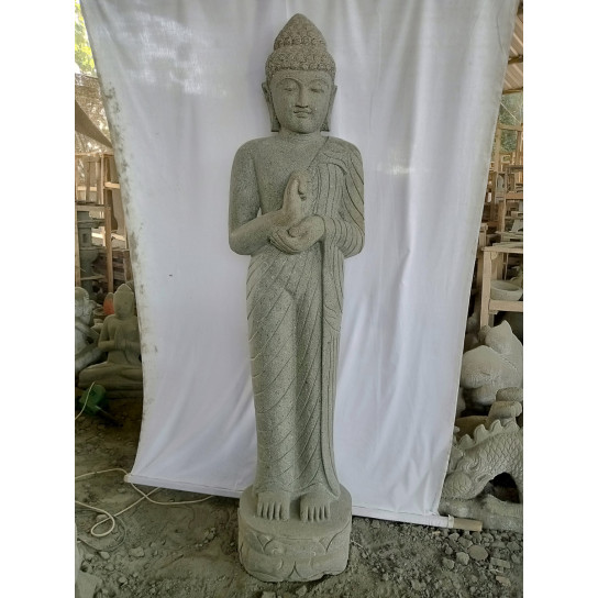 Estatua de piedra buda de pie chakra 2 m