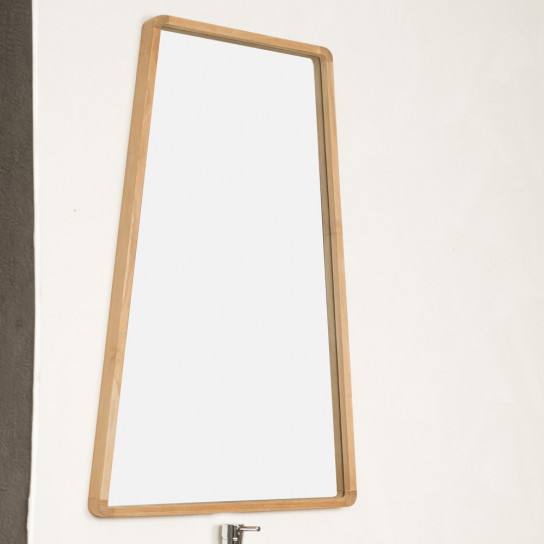 Miroir salle de bain en teck Tipi 110 x 69 cm