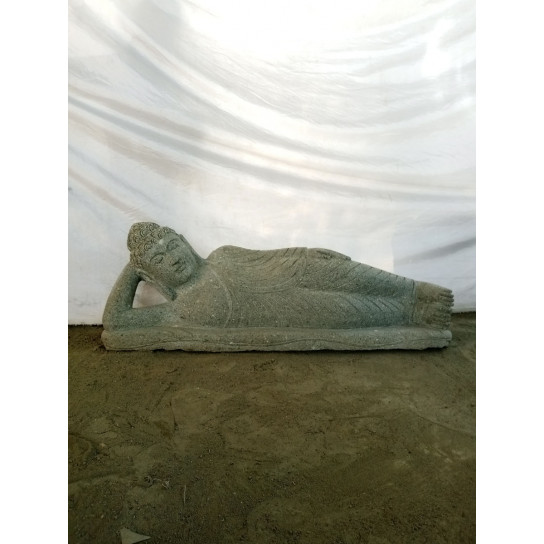 Natural stone reclining buddha statue 120 cm