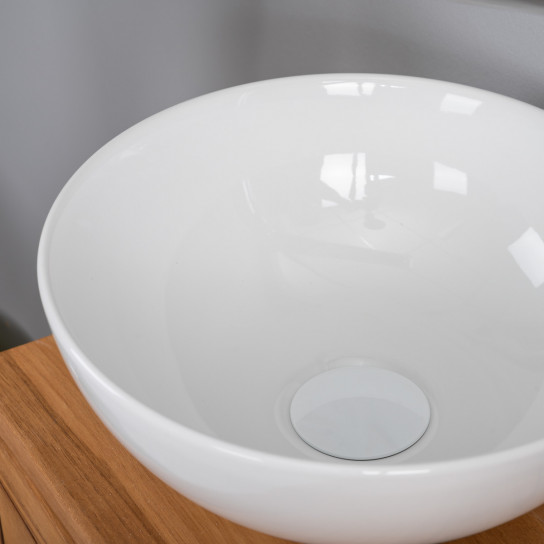 Petite vasque en céramique ronde Luna 28cm