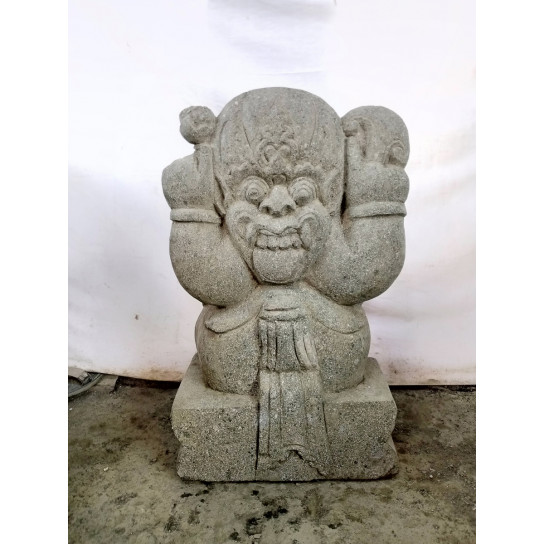 Statue de ganesh en pierre de jardin 50 cm