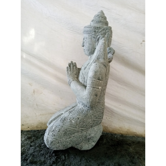 Statue en pierre bouddha Teppanom 60cm
