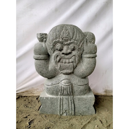 Statue en pierre volcanique jardin Ganesh 60 cm