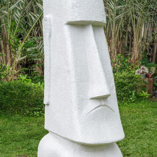 Statue jardin moai géant de l'ile de pâques 1m50