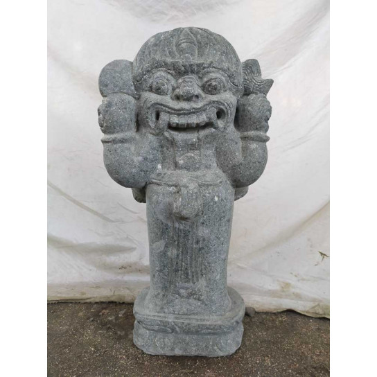 Statue sculpture en pierre ganesh debout 60 cm