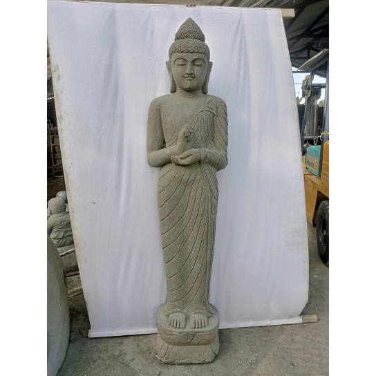 Stone statue of Buddha standing in chakra position 2 m