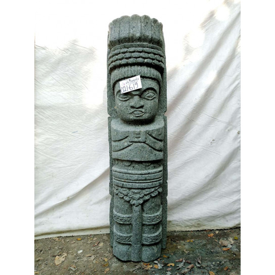 Tiki inka statue en pierre zen 100cm